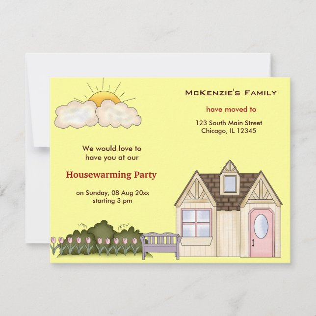 Housewarming Party Invitation (Front)
