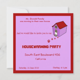 Housewarming Party Invitation