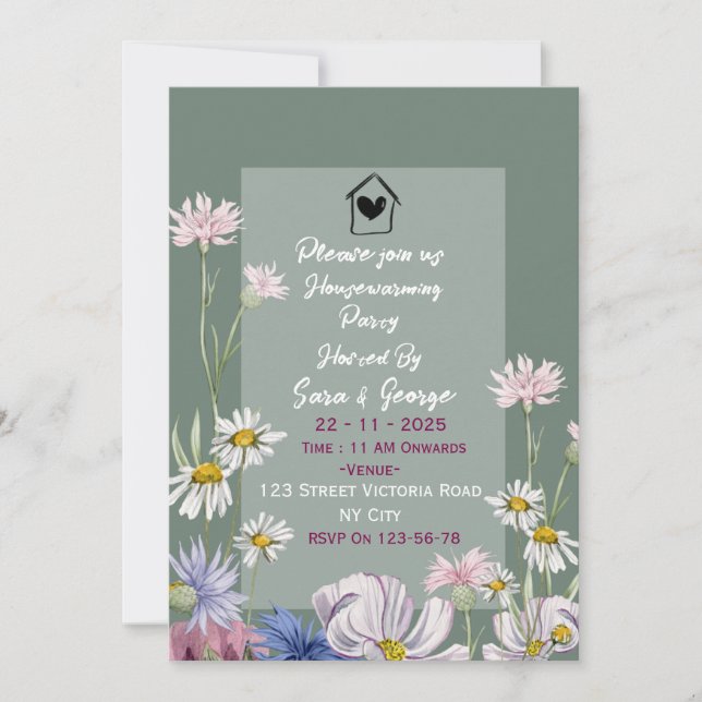 Housewarming Party Invitations  (Front)
