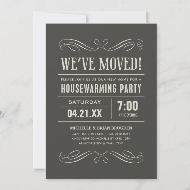 Housewarming Party Invites (Front)