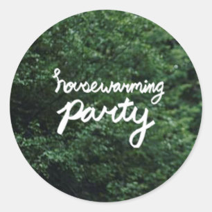 HOUSEWARMING PARTY Logo Sticker