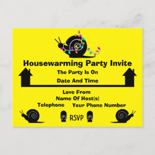 Housewarming Party Moving Home Funny Invite