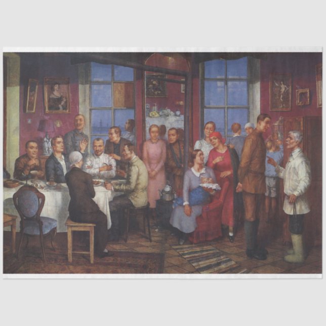 Housewarming Party Tissue Paper (Front)