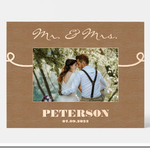 Housewarming Personalised wooden picture frame