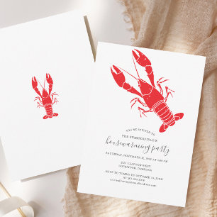 Housewarming Seafood Boil Crawfish Party Invitation