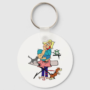 Housewife Key Ring