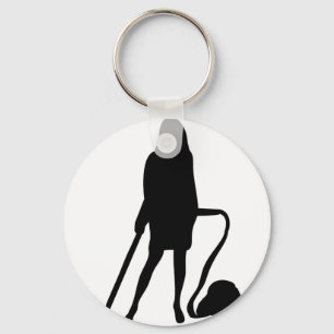 housewife - vacuum cleaner - cleaning key ring