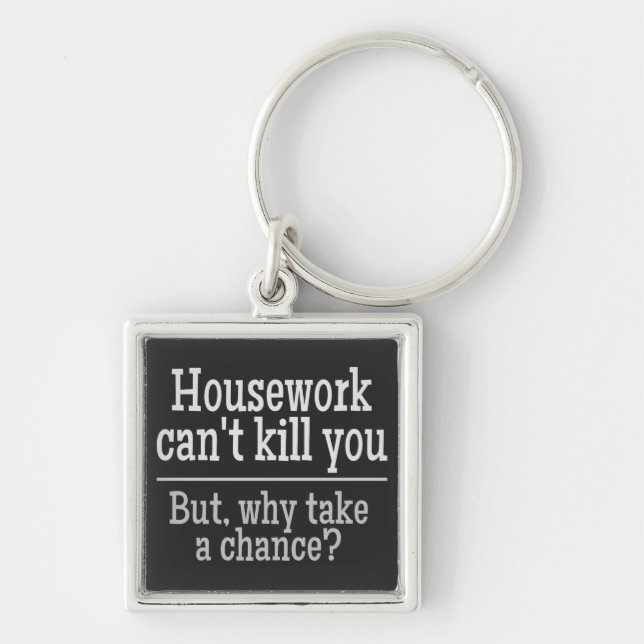 HOUSEWORK custom colour key chain (Front)