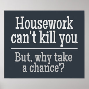 HOUSEWORK custom colour poster