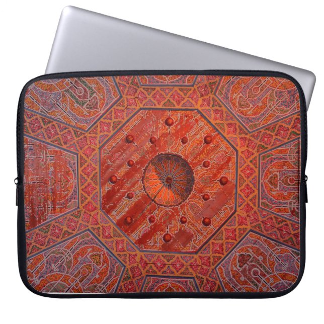 HOUSPC PORTABLE ART MOROCCAN LAPTOP SLEEVE (Front)