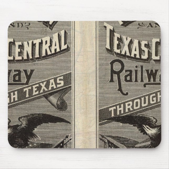 Houston and Texas Central Railway through Texas 2 Mouse Pad (Front)