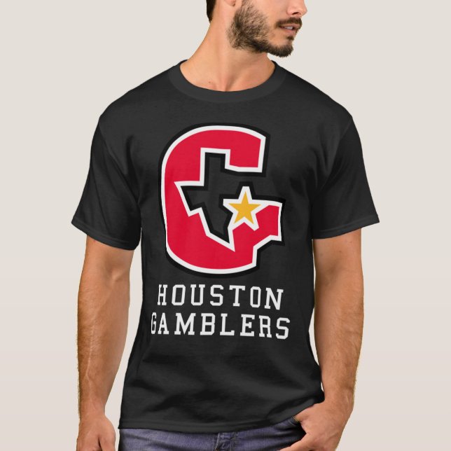 Houston Gamblers Logo T-Shirt (Front)