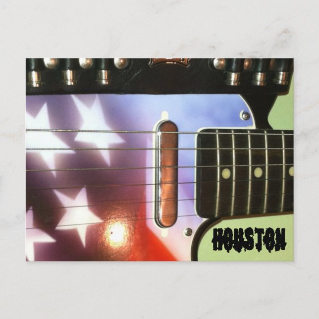 Houston Guitar Postcard (Front)