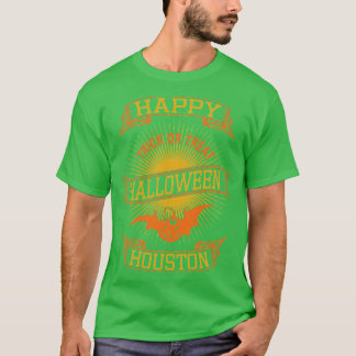 Houston Happy Halloween Vintage Style T-Shirt