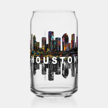 Houston in graffiti with monogram 