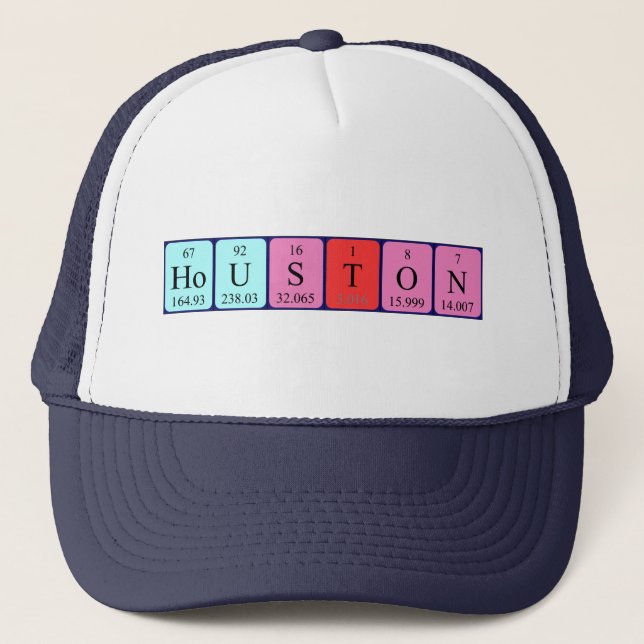 Houston periodic table name hat (Front)