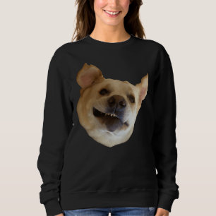 Houston Photo Yellow Lab Derp Face Sweatshirt