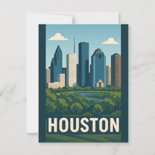 HOUSTON Postcard