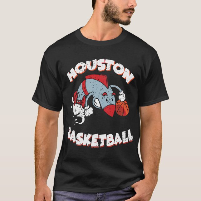 Houston Rocketsss Basketball 1 T-Shirt (Front)