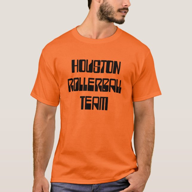 Houston Rollerball Team T-Shirt (Front)