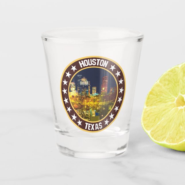 Houston                                            shot glass (Front)