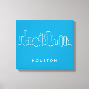 Houston Skyline Canvas Print