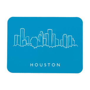 Houston Skyline Magnet