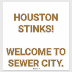 Houston Stinks Hankamer Artjunkhaus Sewer City Yum