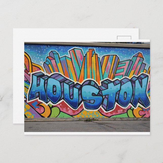 Houston Street Art Postcard (Front/Back)