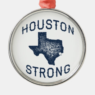 Houston Strong - Harvey Metal Tree Decoration