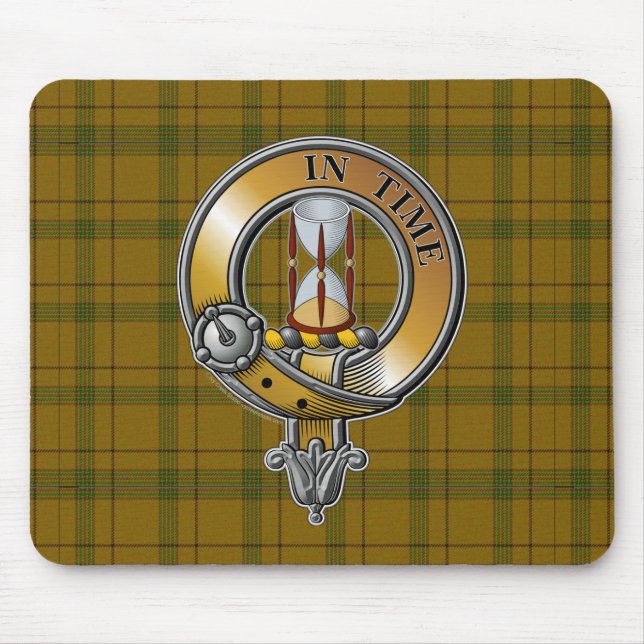 Houston Tartan & Badge Mouse Pad (Front)