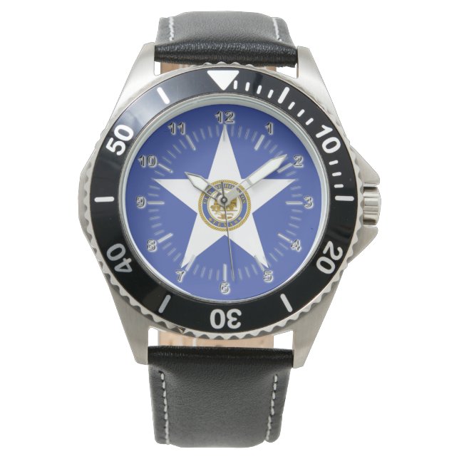 Houston (Texas) City flag Watch (Front)