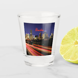 Houston Texas City Skyline Shot Glass