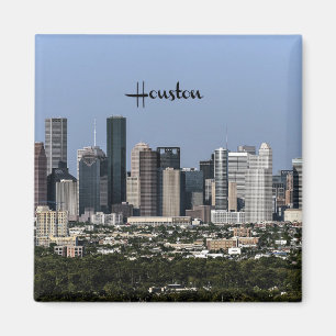 Houston, Texas cityscape Magnet