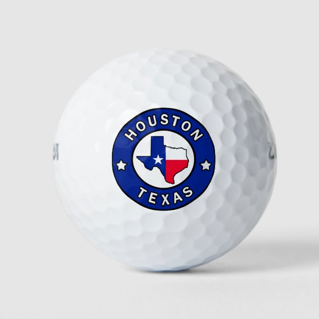 Houston Texas Golf Balls (Front)