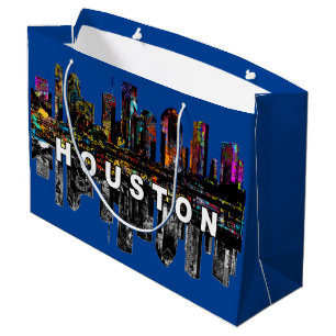 Houston, Texas in graffiti Large Gift Bag
