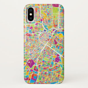 Houston, Texas   Neon Map iPhone X Case