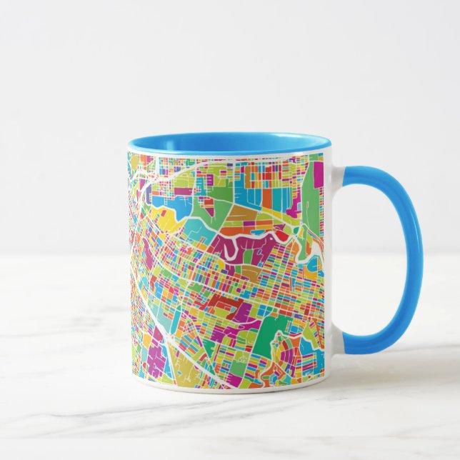 Houston, Texas | Neon Map Mug (Right)