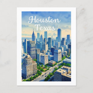 Houston Texas Postcard