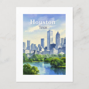 Houston Texas Postcard