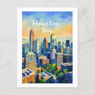 Houston Texas Postcard