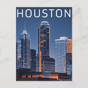 Houston Texas Postcard