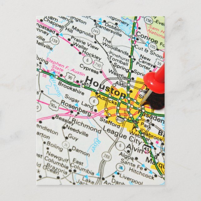 Houston, Texas Postcard (Front)