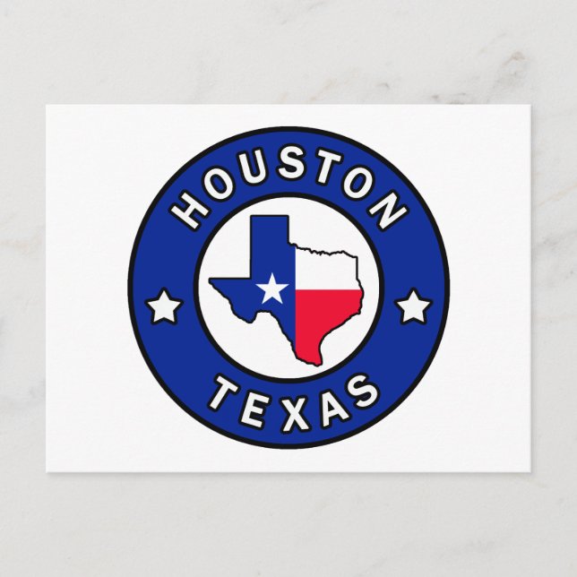 Houston Texas Postcard (Front)