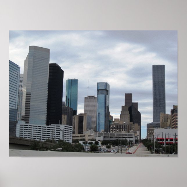 Houston, Texas Skyline - Poster (Front)