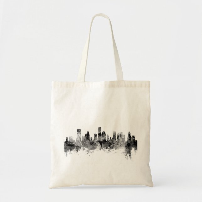 Houston Texas Skyline Tote Bag (Front)