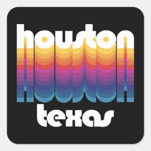 Houston,Texas Square Sticker