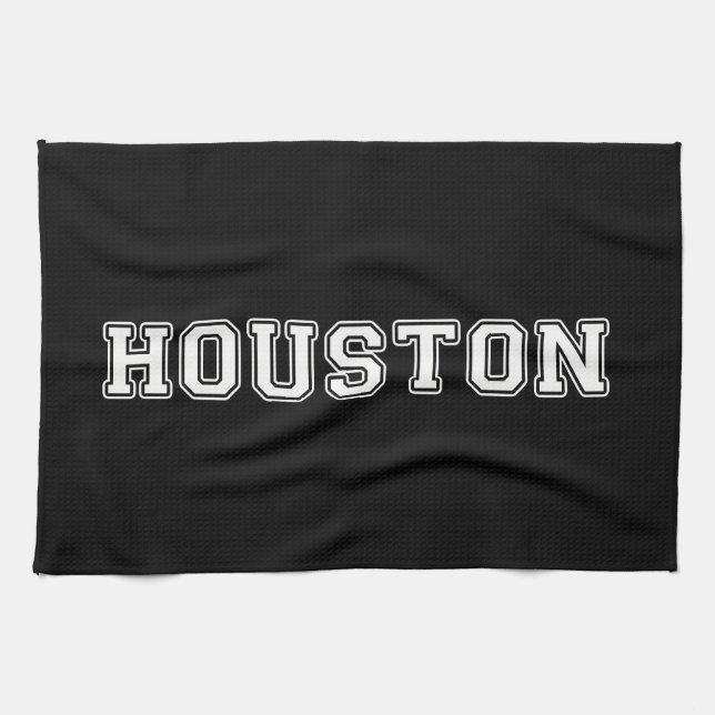 Houston Texas Tea Towel (Horizontal)
