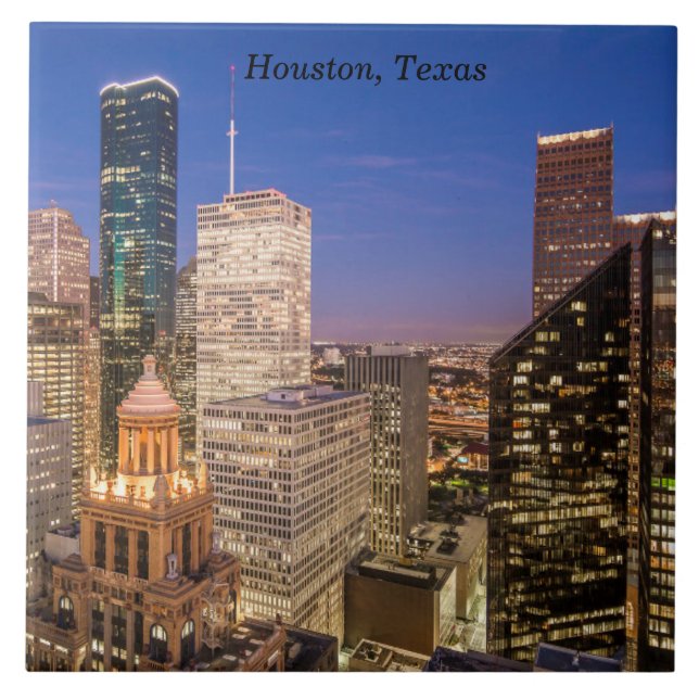 Houston, Texas tile / coaster (Front)