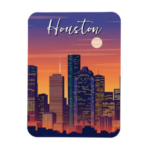 Houston Texas Travel Magnet